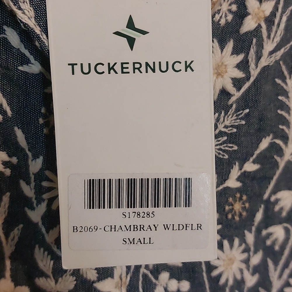 Tuckernuck Margot Chambrey Wildflower Blouse - Picture 5 of 7